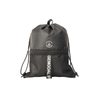 Draw String Bag Sports Simple Light Weight Shoes Bag Yoga Beach GYM Black Foldable