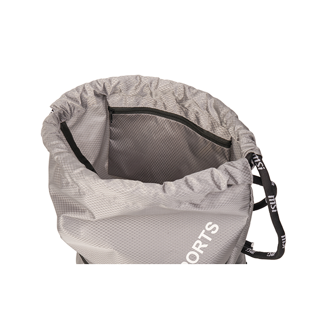 Draw String Bag Sports Simple Light Weight Shoes Bag Yoga Beach GYM GREY