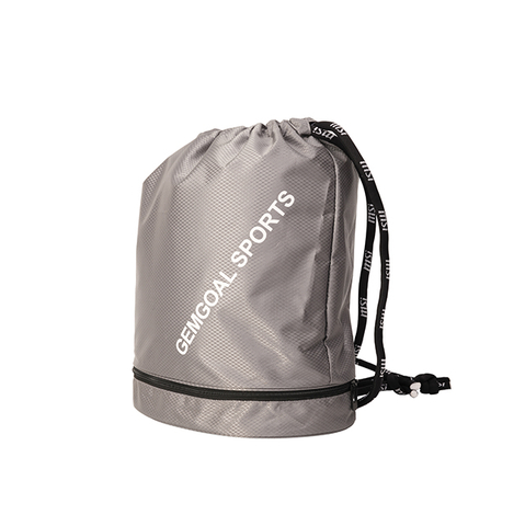 Draw String Bag Sports Simple Light Weight Shoes Bag Yoga Beach GYM GREY