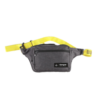 Fashion Waist Pack Street Bag High Class Black Water Repellent Light Weight Polyester, Designer, Sports, Crossbody, Travel Fanny Pack, Belt Bag