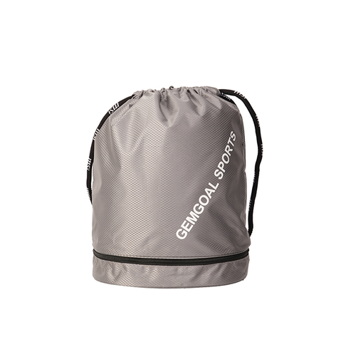 Draw String Bag Sports Simple Light Weight Shoes Bag Yoga Beach GYM GREY