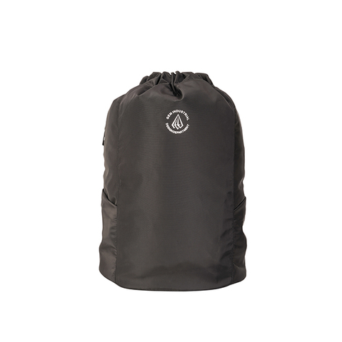 Draw String Bag Sports Simple Light Weight Shoes Bag Yoga Beach GYM Black Foldable