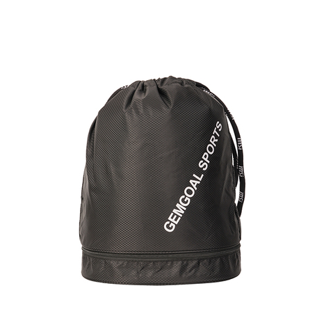 Draw String Bag Sports Simple Light Weight Shoes Bag Yoga Beach GYM BLACK