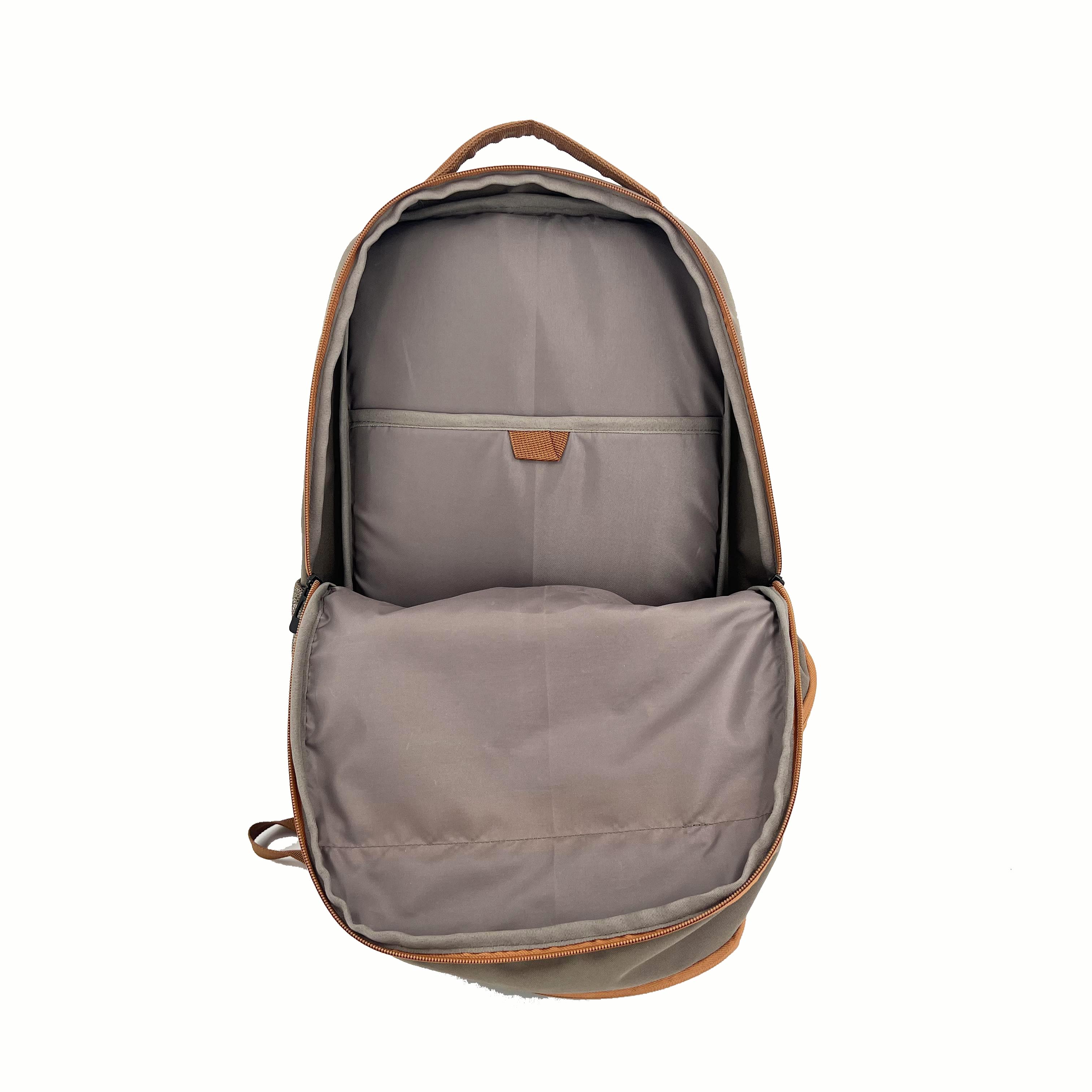 Hot Sale Sports Version Daily Backpack Multi-layer Backpack Laptop Bag Outdoor Travel Bag Brown