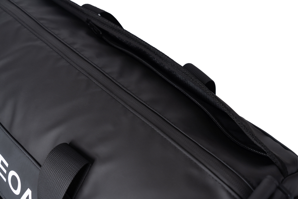 Sports Duffle Bag, Gym Bag, Ventilated Shoe Compartment, Travel Duffel Black