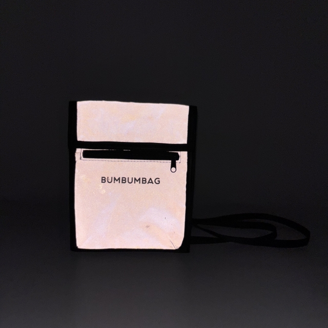 Reflective Pouch, Safety Light Bag, Mini Storage Bag, Cycling Running, Shoulder Bag, Belt Bag