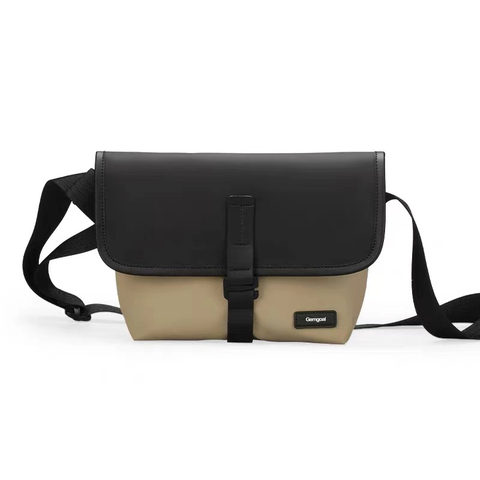Light casual shoulder postman contrast color trend crossbody bag
