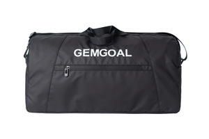 Sports Duffle Bag, Gym Bag, Ventilated Shoe Compartment, Travel Duffel Black, PU coating material, Black