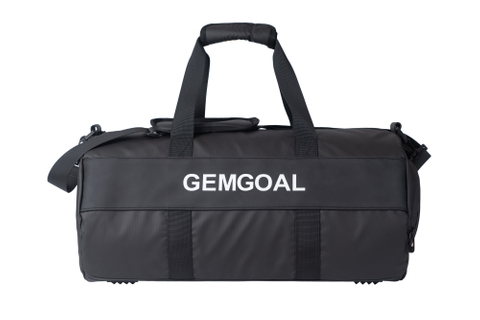 Sports Duffle Bag, Gym Bag, Ventilated Shoe Compartment, Travel Duffel Black