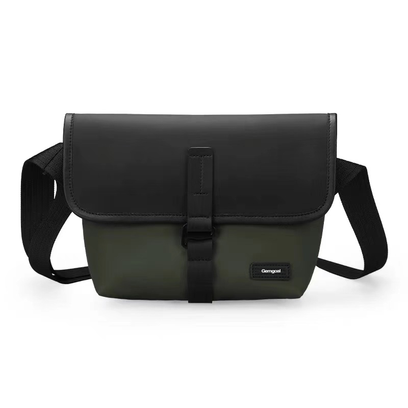 Light casual shoulder postman contrast color trend crossbody bag