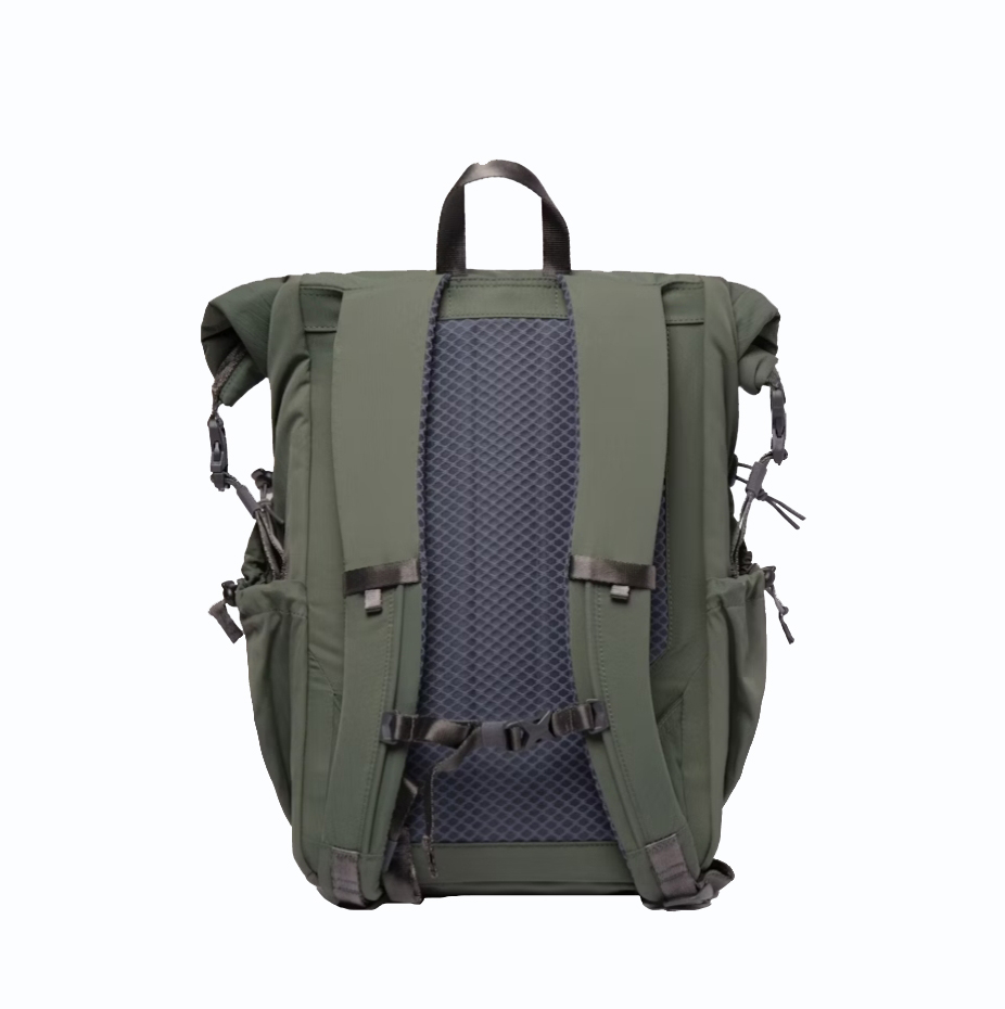 Commuting Travel Water Resistant Roll Up Elastic Cord Rope Laptop Outdoor Backpacks bags