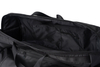 Sports Duffle Bag, Gym Bag, Ventilated Shoe Compartment, Travel Duffel Black, PU coating material, Black