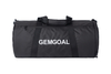 Sports Duffle Bag, Gym Bag, Ventilated Shoe Compartment, Travel Duffel Black, PU coating material, Black