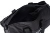 Sports Duffle Bag, Gym Bag, Ventilated Shoe Compartment, Travel Duffel Black
