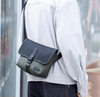 Light casual shoulder postman contrast color trend crossbody bag