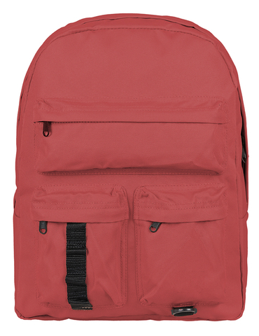Red bright Casual Backpack Multi-layer Backpack Laptop Bag Work Commuting Short Trip Bag Street Backpack hot sale