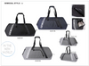 Sports Bag Travel Bag Weekend Bag GYM Bag Black Duffle