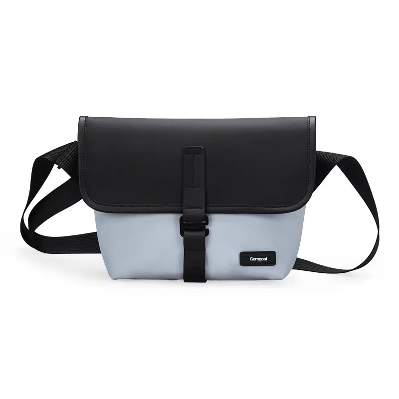 Light casual shoulder postman contrast color trend crossbody bag