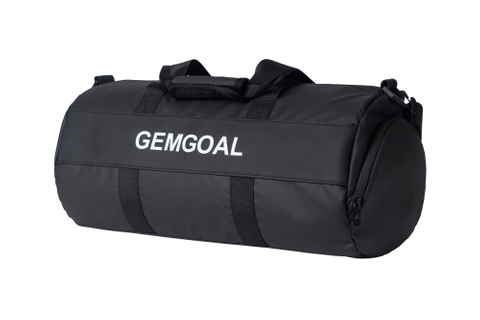 Sports Duffle Bag, Gym Bag, Ventilated Shoe Compartment, Travel Duffel Black