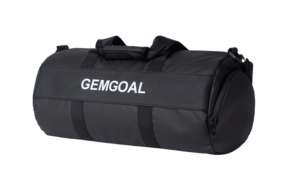 Sports Duffle Bag, Gym Bag, Ventilated Shoe Compartment, Travel Duffel Black