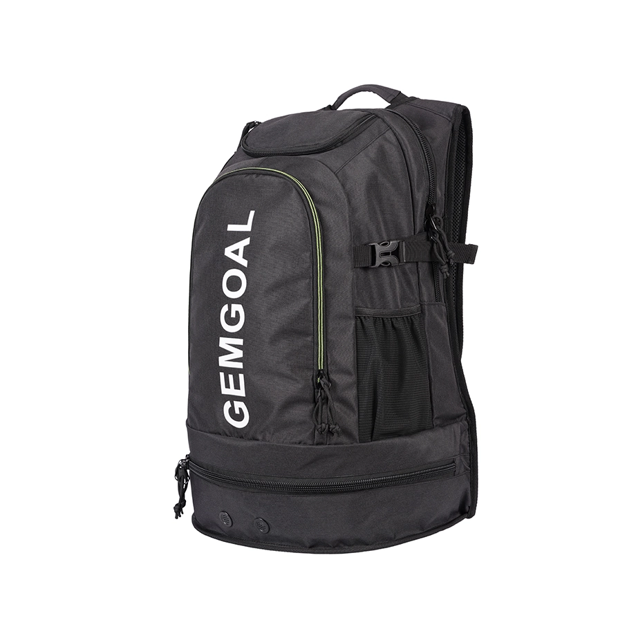 Supper Big Volumn Sports Backpack Multi-layer Backpack Laptop Bag Travel Bag Outdoor Backpack Black Football Basketball